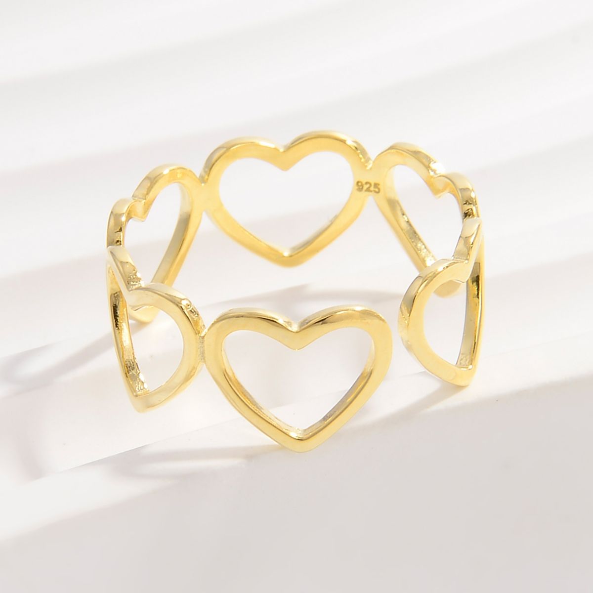 Sterling Silver Heart Ring 925