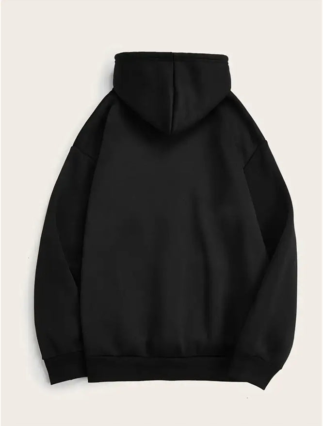 Hoodie Black Cow