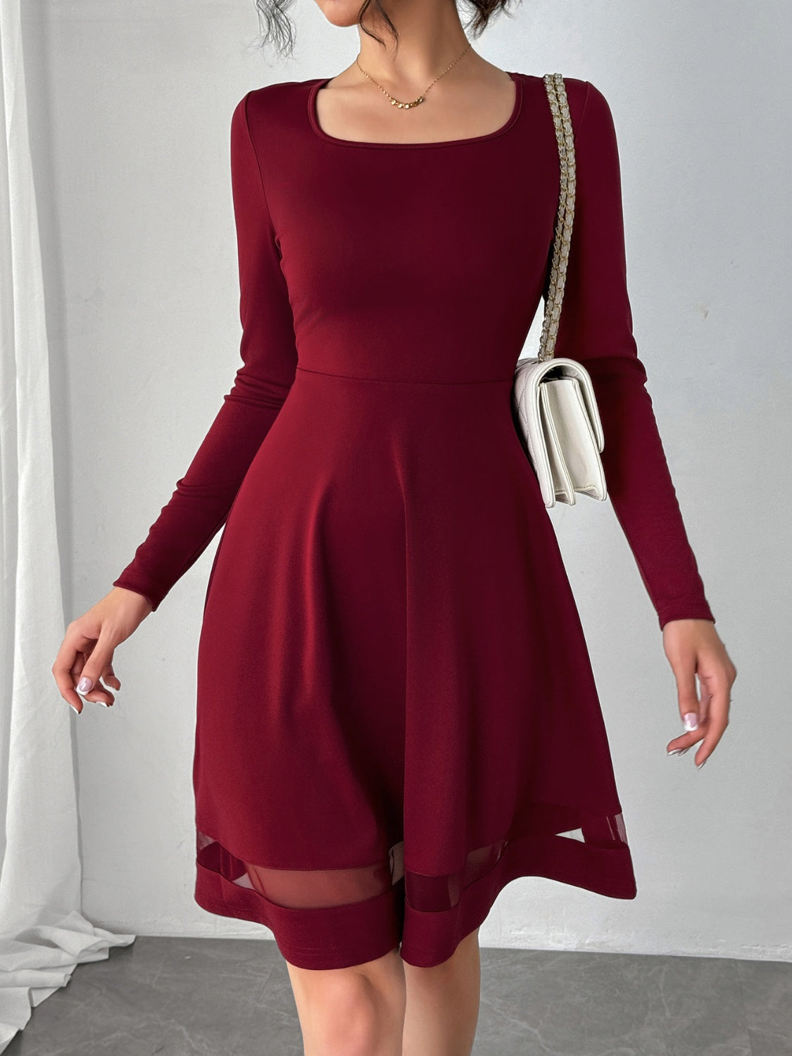 Long Sleeve Mini Dress