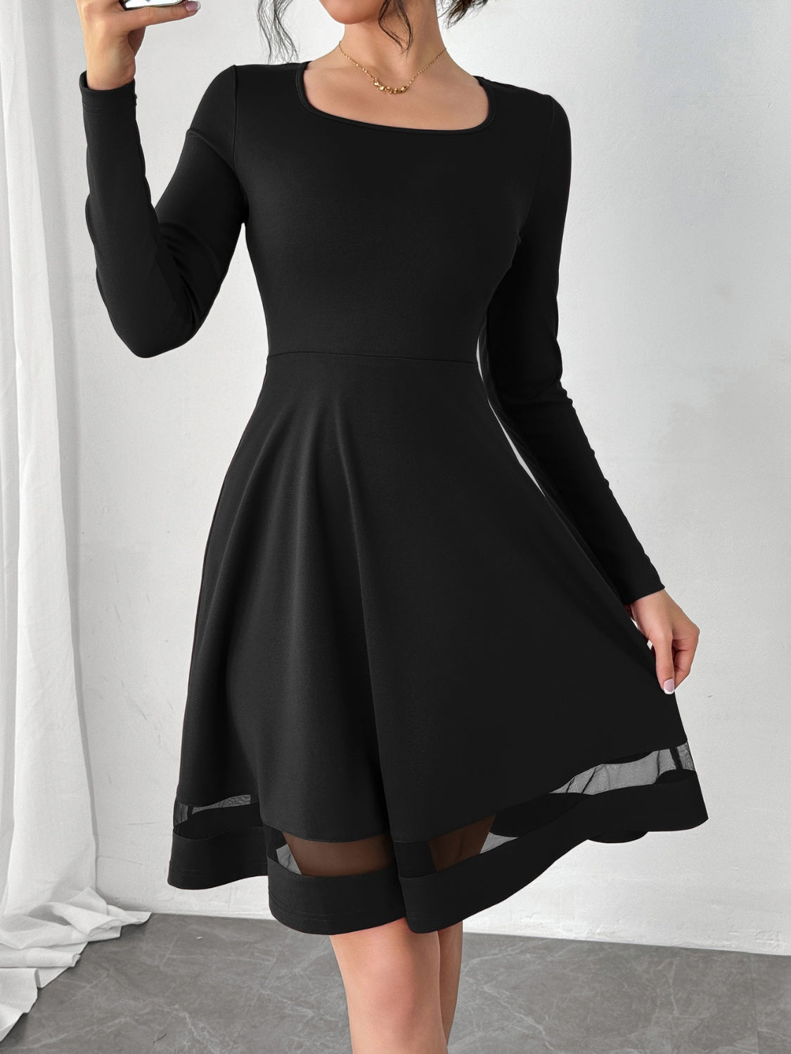 Long Sleeve Mini Dress