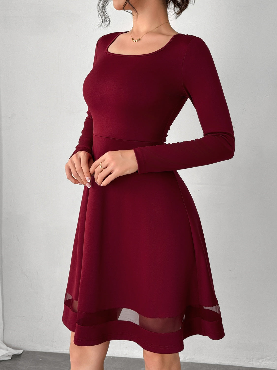 Long Sleeve Mini Dress