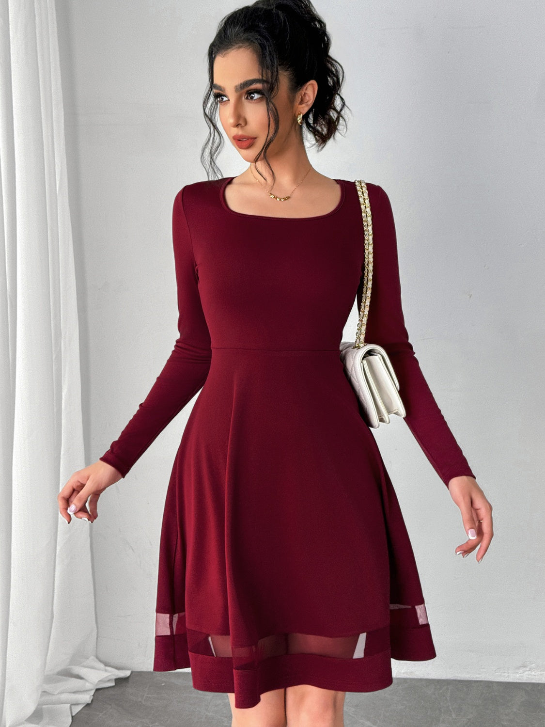 Long Sleeve Mini Dress